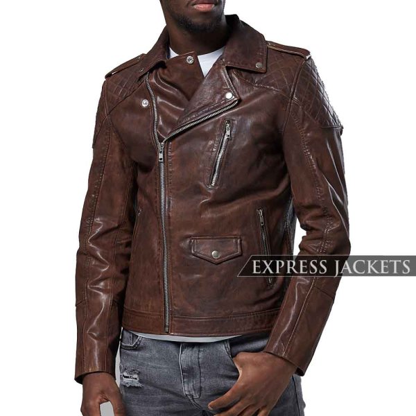 Brown-Biker-Leather-Jacket