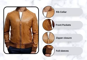 men-waxed-tan-bomber-jacket