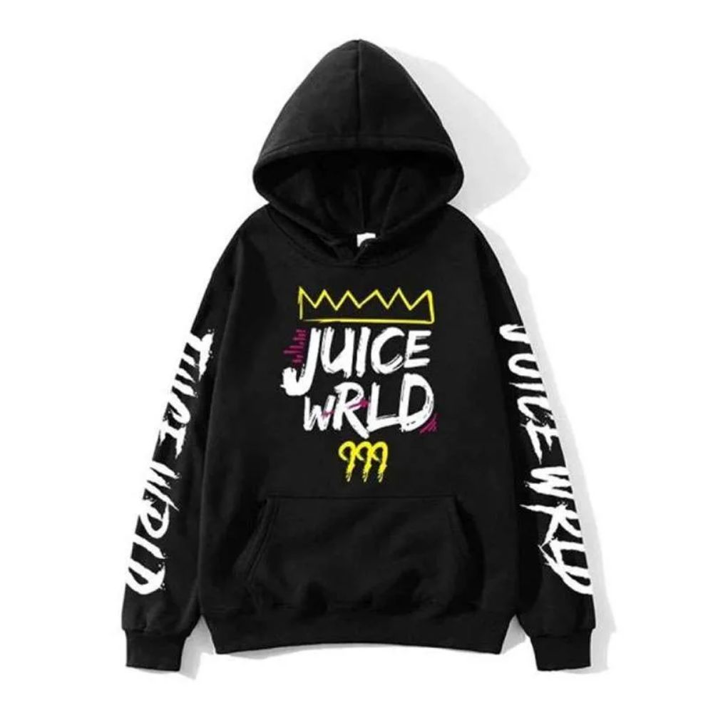 juice-wrld-black-pullover-hoodie