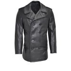 mens-leather-pea-coat