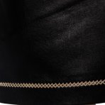 elastic-faux-leather-shorts