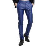 mens-blue-leather-pants