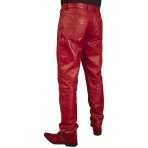 mens-casual-red-leather-pant